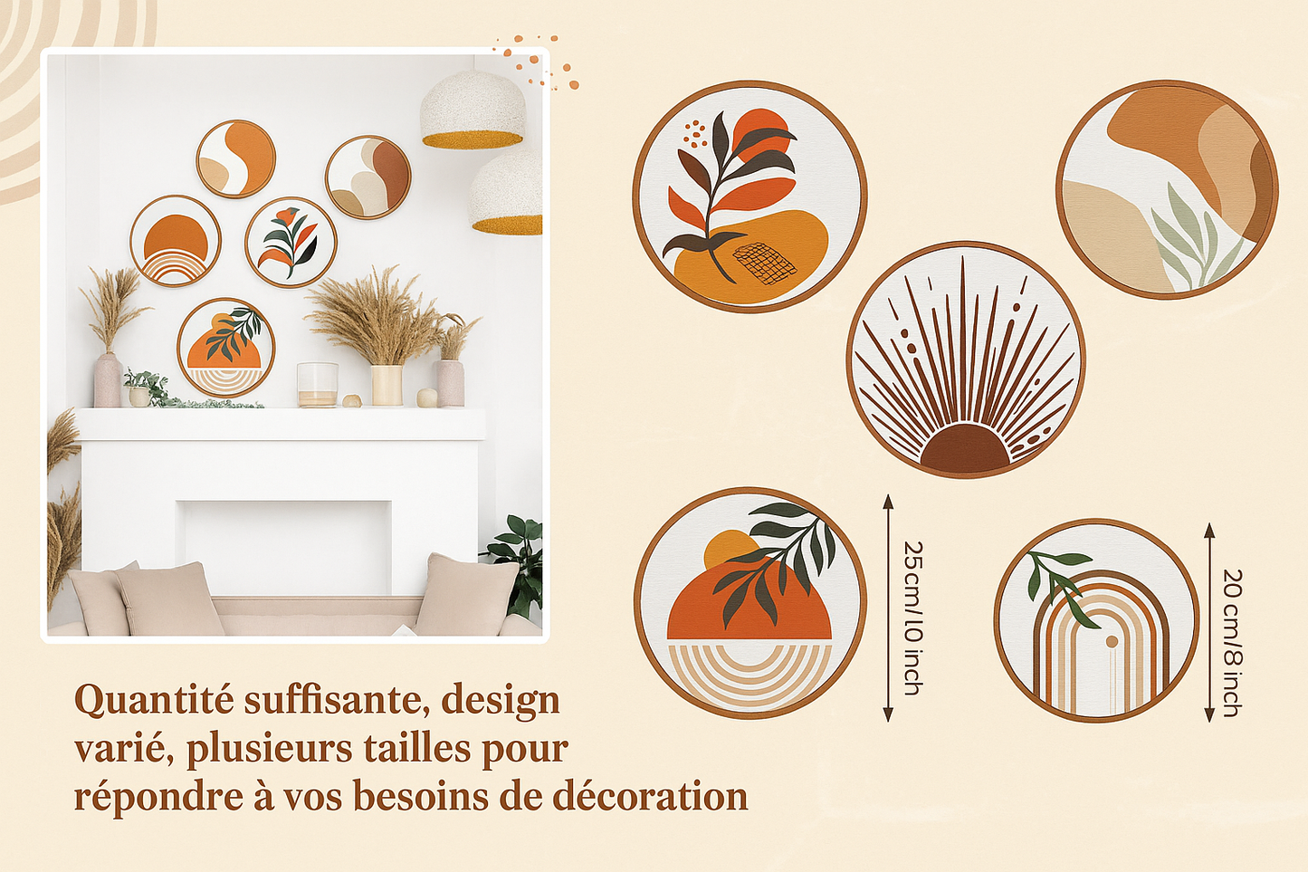 Assiette décorative murale