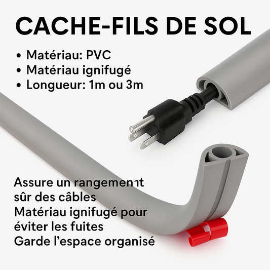 Cache fil mural décoratif