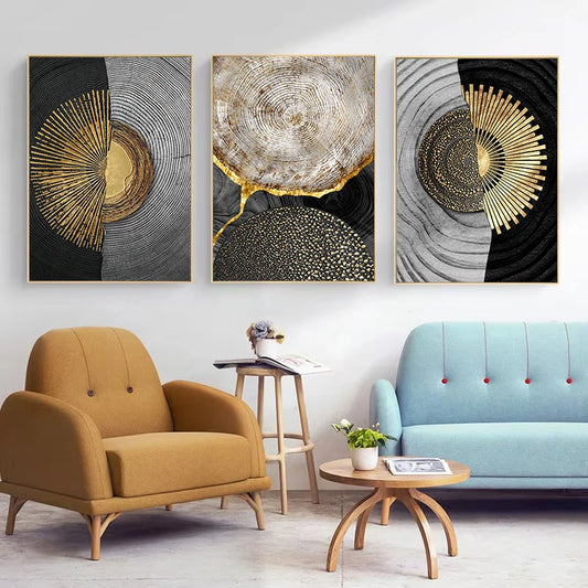Décoration mural canvas bois