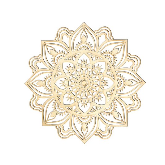 Décoration murale laiton