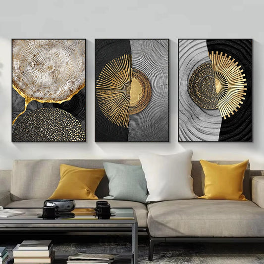 Décoration mural canvas bois