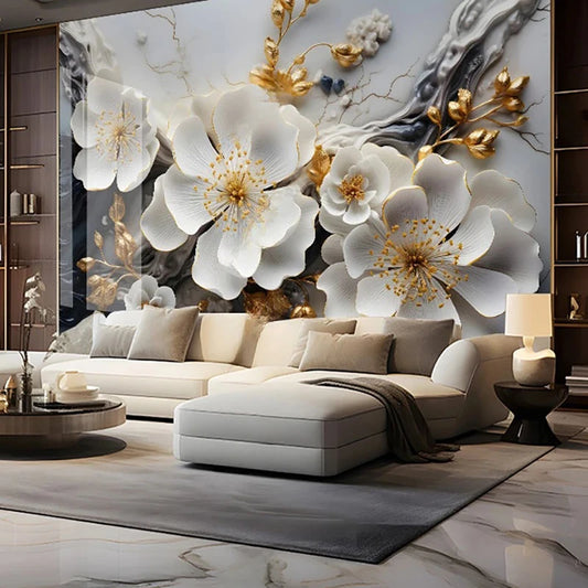 Décoration murale fleur 3D