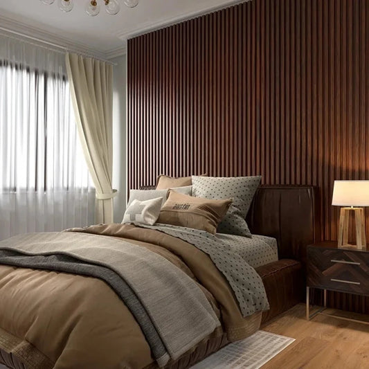 Latte de bois décoration murale