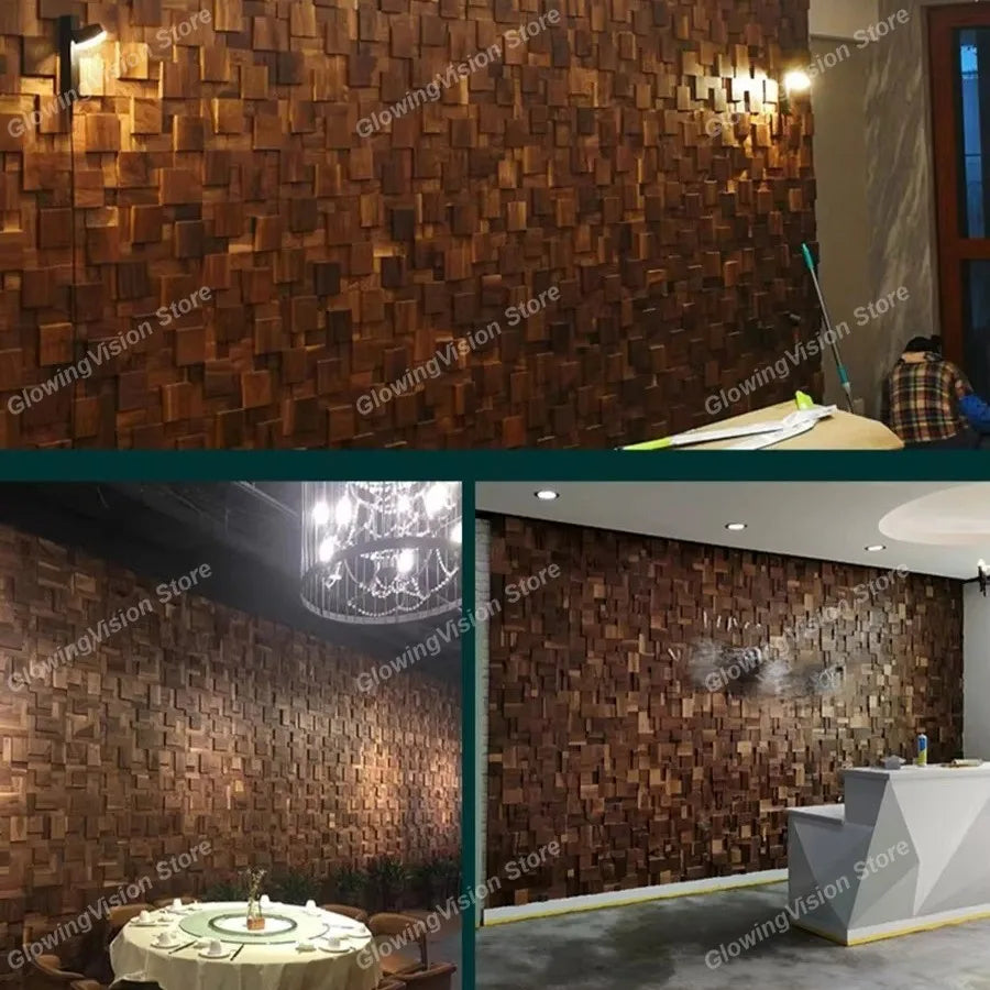 Habillage panneau mural bois décoratif intérieur