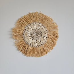 Décoration murale fibre naturelle