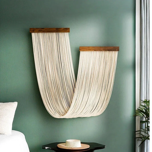 Décoration murale macramé