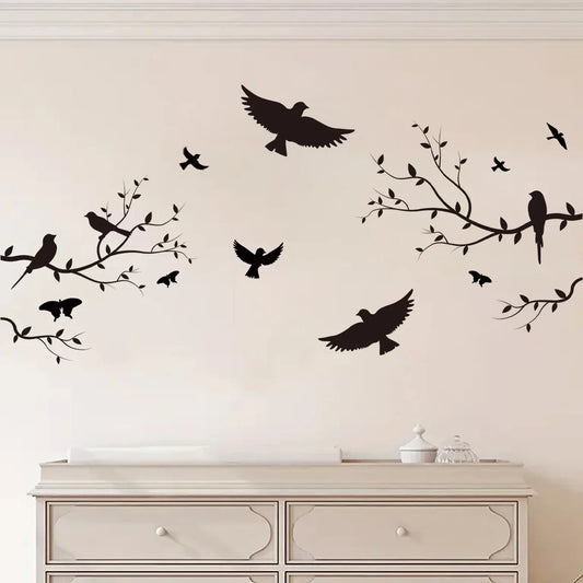 Décor mural oiseaux