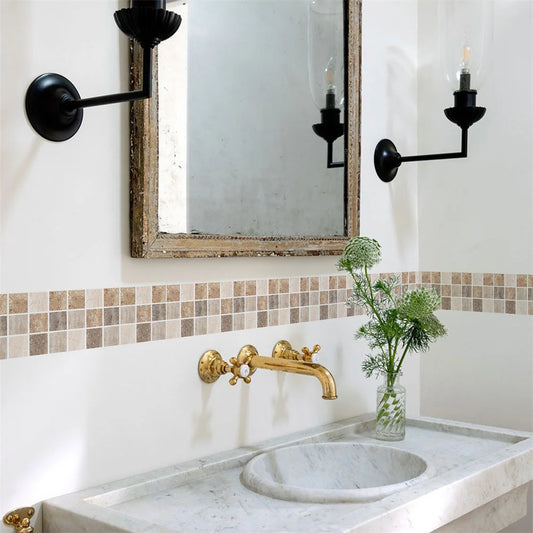 Décoration murale salle de bain