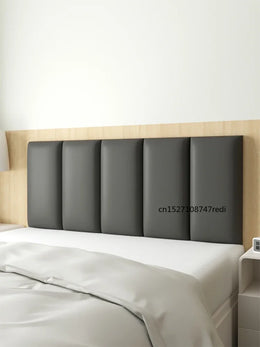 Décoration murale pour tête de lit cuir
