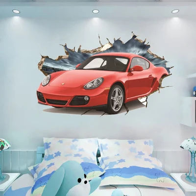 Décoration murale voiture