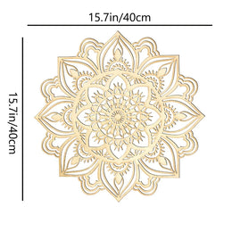 Décoration murale laiton