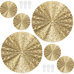 Décoration murale dorée